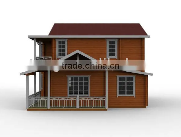 Two Floors Comfortable Wooden Prefabricated Home STW127 photo-4