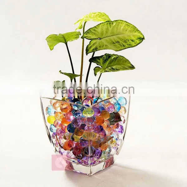 Colorful Colorfast Marbleized Deco Beads Crystal Polymer