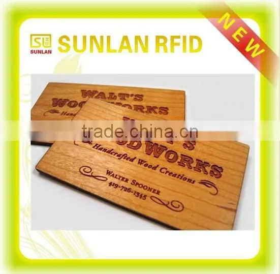 Free Sample Engraved Wooden Metal Business Name Card photo-4