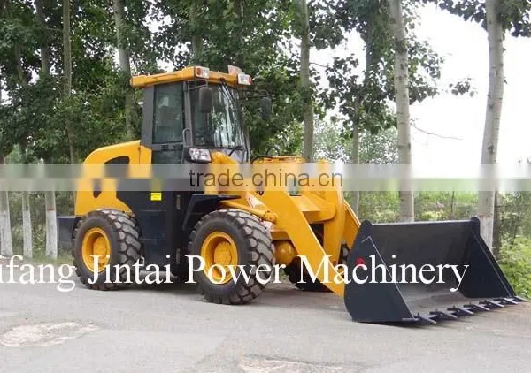 China 2 Ton Mini Loader, JT920 Wheel Loader With Timber Grapple photo-2