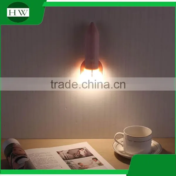 Creative Multipurpose Plastic Charger Sensor Rocket Night Light Led Flashlight photo-4