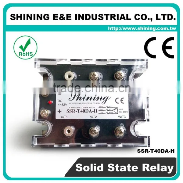 SSR-T40DA-H Equal To Fotek Zero Cross 3 Phase Solid State Relay photo-3