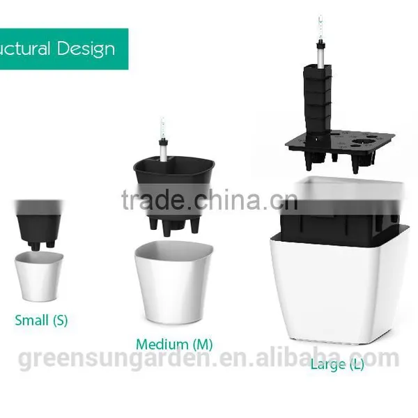 High Quality Indoor Jardiniere Large Garden Plastic Flower Pot Planter photo-6