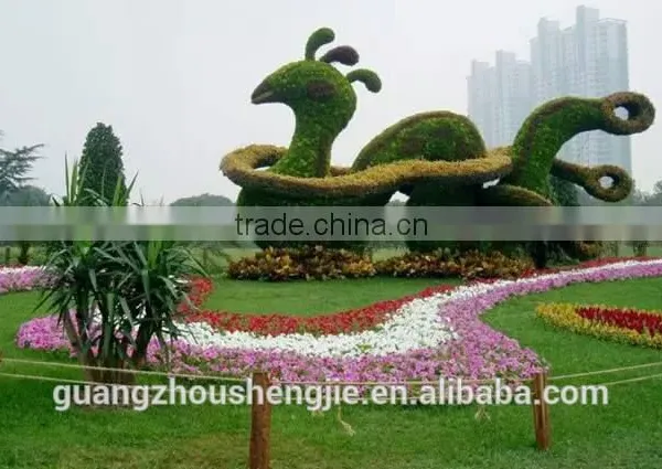 Whloesale Artificial Topiary Grass Animals Sculpture photo-4