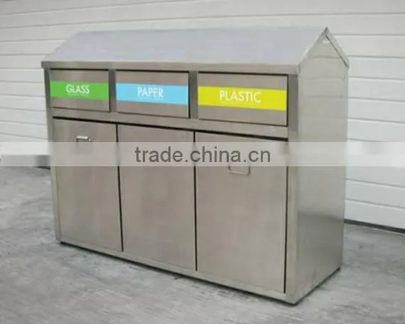 Arlau Outdoor Steel Environmental Protection Dustbin photo-3