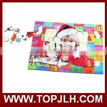 Topjlh 2017 Hot Blanks DIY Wood Sublimation MDF Puzzle photo-6