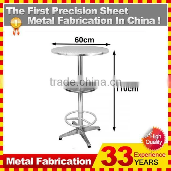 Bar Table With Footrest and Two Levels - 60cm x 110cm photo-2