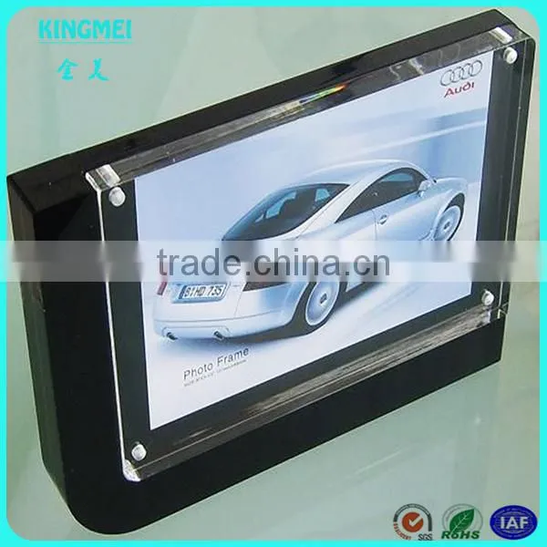 Supplier Rectangle Shape Blank Plastic Acrylic Photo Frame Fridge Magnet With Picture Insert photo-6