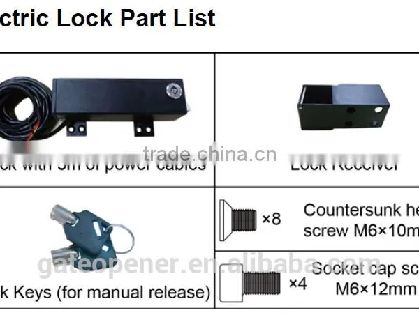 Automatic Electric Gate Lock For Sliding Gates photo-2