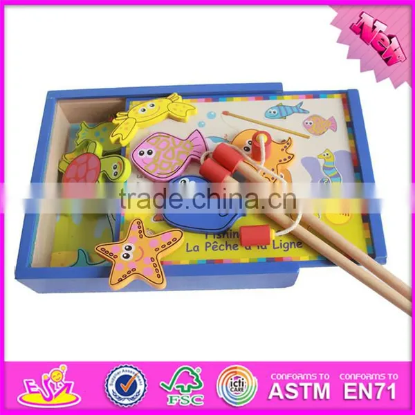 2016 New Design Magnetic Wooden Children Fish Toy W01A088 photo-2