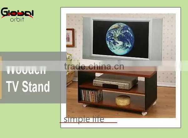 Living Room Furniture Modern Tempered Corner Glass LED LCD TV Stand photo-5