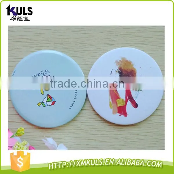 Customized Ads Cute Cartoon Portable Small Mirror Cosmetic photo-3