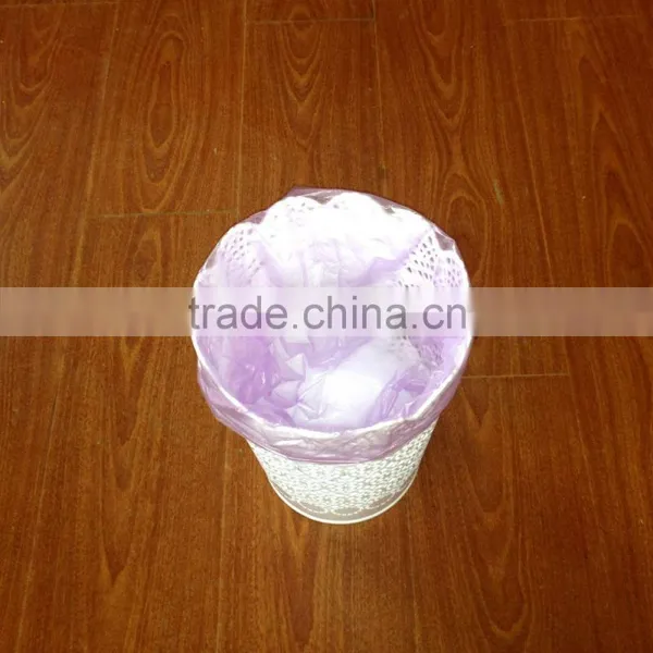 Plastic Round Colourful Hollow Out Wastebasket photo-5