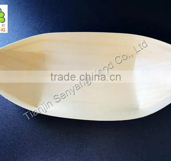 Best Seller Disposable Party Japanese Sushi Wood Plate