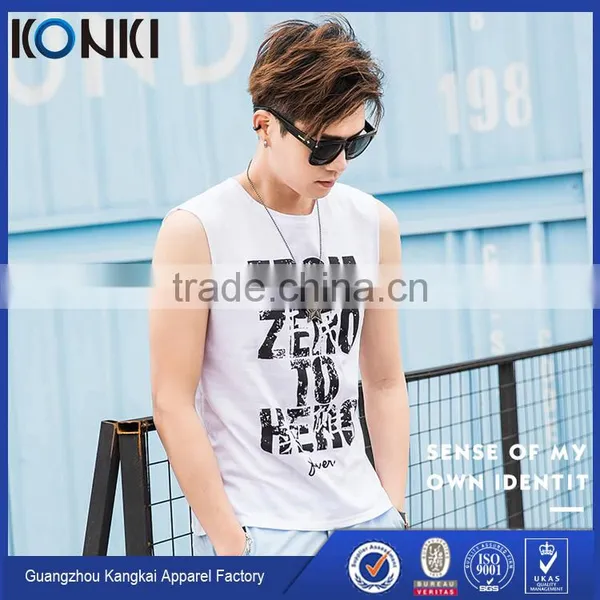 Wholesale Letter Print Tank Top for Men New Style Tank Top photo-2
