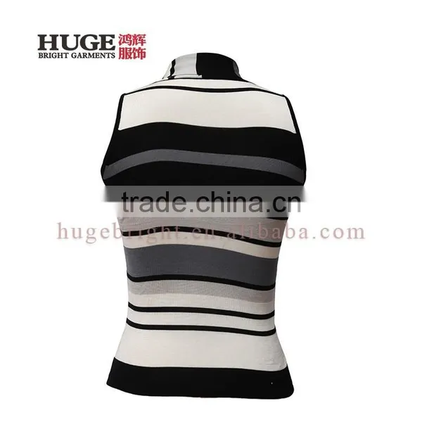 100% Silk Sleevesless Women'S V Neck Sweater Vest photo-2