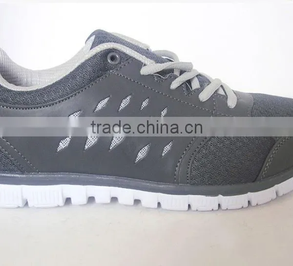 Black Upper Lowest Price White Outsole EVA Mens Tennis Shoes photo-2