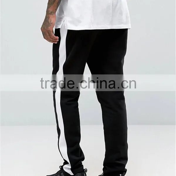 Men Sportswear Apparel Taper Waistband Gym Jogger Pants Wholesale Sweatpants Mens Joggers With Stripe photo-2