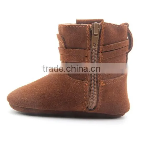 2017 Factory Derictly Wholesale Cheap Leather Baby Shoes of Boots photo-3