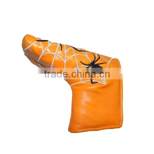 New Design Embridery Leather Golf Putter Headcover photo-3