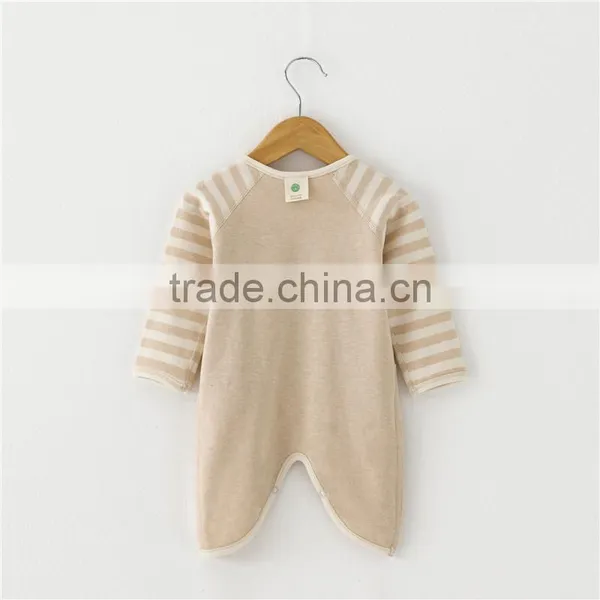 100% Organic Cotton Baby Girls Boys Romper Wholesale Baby Clothing Organic Onesie Baby photo-2