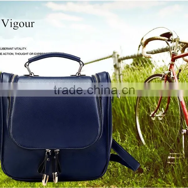 Leather Backpacks Women's Casual Fashion Leather Backpack photo-2