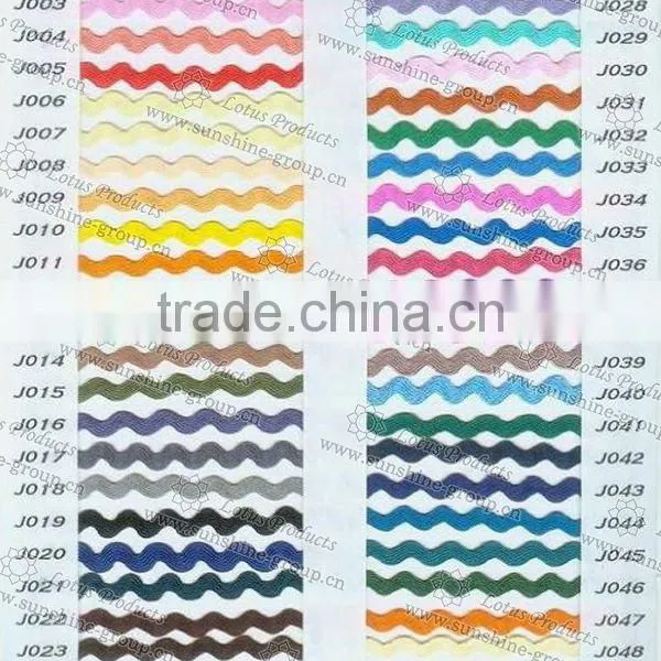 2016 Metallic Yarn Zig Zag Lace Trimming 003