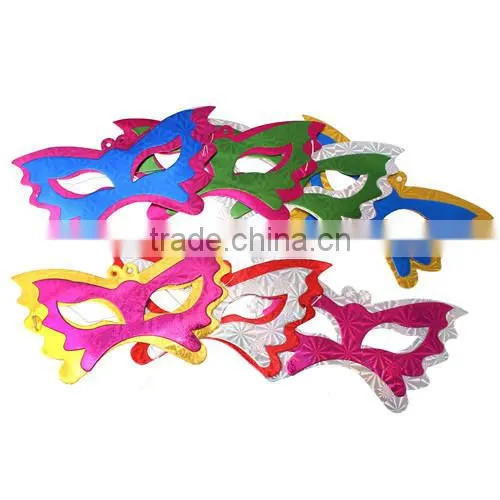 Christmas Snowflake Pattern Props Decorations Paper Masquerade Eye Mask For Birthday Party photo-2