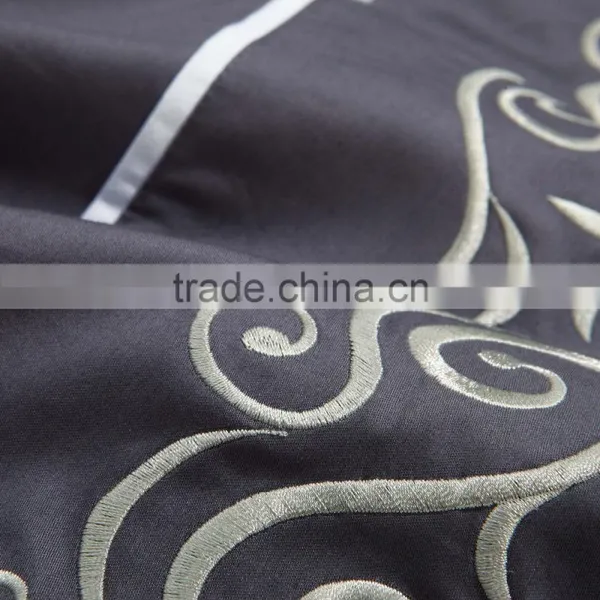 Embroider Hotel Bedding Set Satin, Bedsheets Bedding Set in Guangzhou photo-4