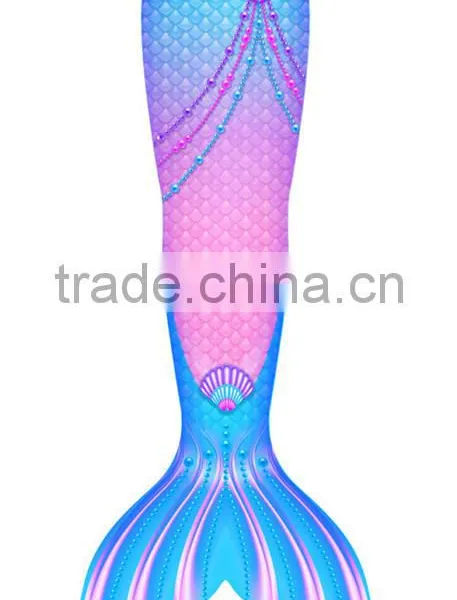 Custom High Quality Kids Swimwear Mermaid Tail photo-4