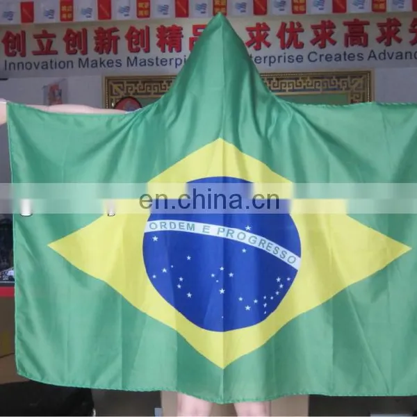 Brazil Sport Fan Club Body Cape Flag photo-3