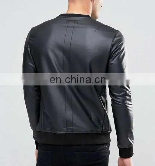 Mens Long Sleeve Coated Jersey Sweatshirt photo-2