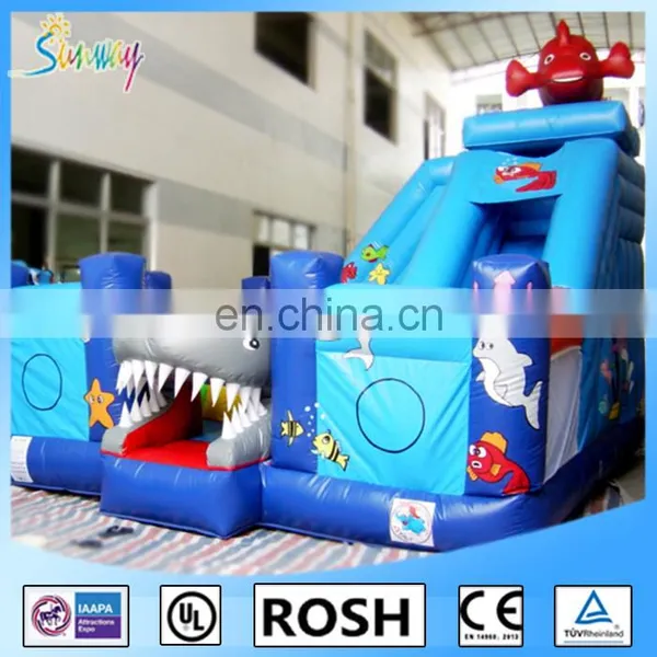 Funny Shark Inflatable Combo Games for Amusement photo-3