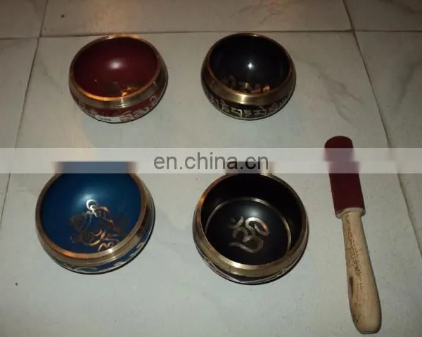 BRASS TIBETAN CARVED SINGING BOWLS 10 KGS PACK photo-6