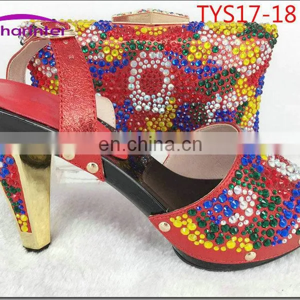 Italian Shoes and Bag Set TYS17-18 photo-5
