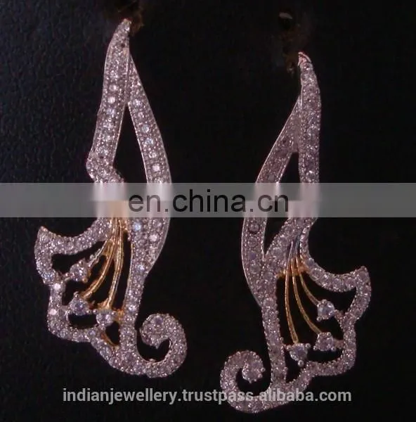 cz Stone Ear Cuffs Exporter, ad Jewellery Ear Cuffs Manufacturer photo-2