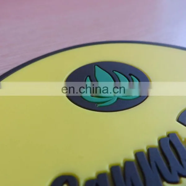 Personalized Cheap Soft Pvc Non-slip Round Drink Beer Mat Coaster photo-6