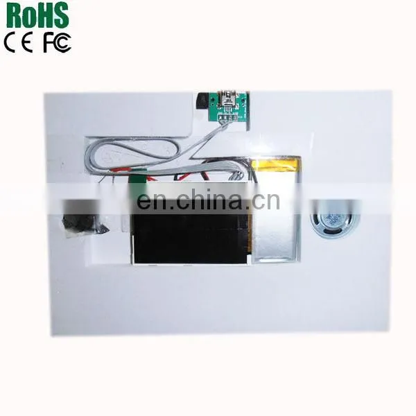 USB MP4 Module With Motion Sensor For Wedding Invitation Card photo-5