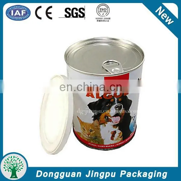 Custom Empty Dog Food Tin Cans