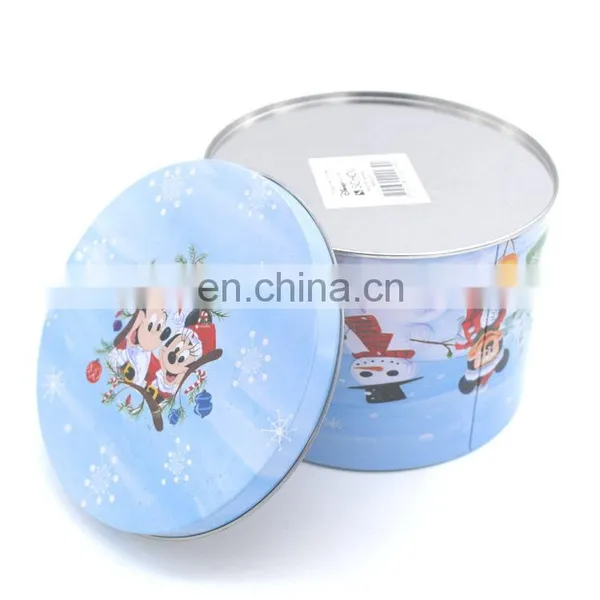 Custom Cute Biscuits in Tin Boxes Christmas Metal Tin Cans photo-6