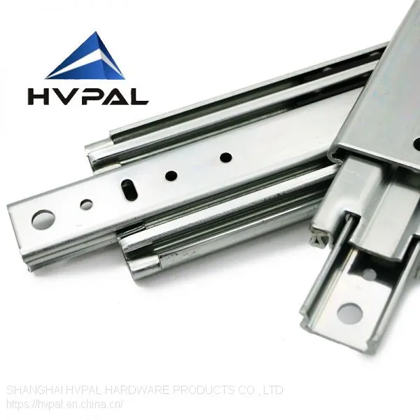 3 Folds Full Extension Heavy Duty Ball Bearing Drawer Slide for Truck Hardware photo-2