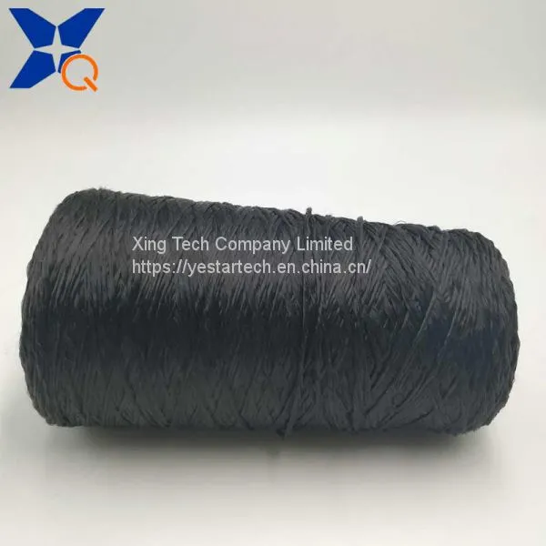 Carbon 20D Nylon Filaments Outer Ring Intermingling With Black Polyester FDY 75D by 30 Plies for Touch Screen Gloves-XTAA041 photo-5