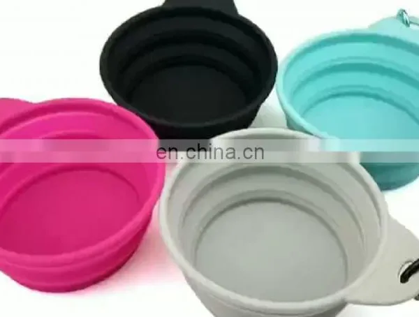 Hot Selling Factory Supply Folding Silicon Dog Bowl for Dogs Travel Convenient Bowl