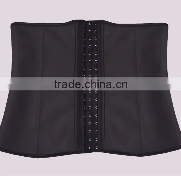 Latex Corset Shaper Vest Women Sexy Slimming Underbust Fat Burning Corset Vest Waist Trainer 9 Steel Bones photo-2