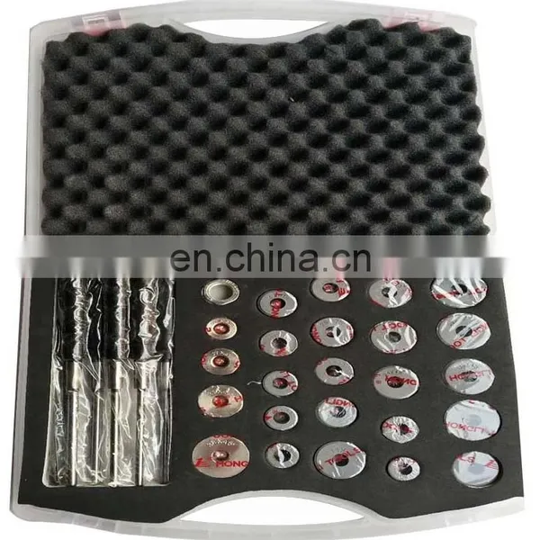 Carbide Valve Seat Cutter Kit With Leader And Grinding Wheel for Mini Cars 31pcs