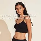 Ladies' Santoni Seamless Knit Quick Dry & Wicking Cross Back High Support Sports Bra.