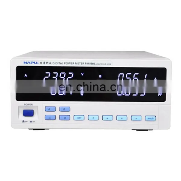 Digital Power Meter Testing Watt Voltage DC AC Current Hertz Power Factor Analyzer PM9804 photo-3