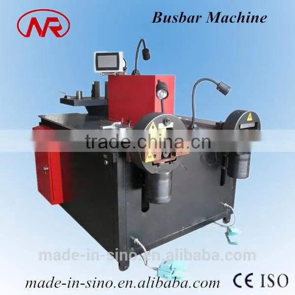 NR303E-3-S CNC Multifunction Hydraulic Bending Punching Busbar Processing Machine photo-3