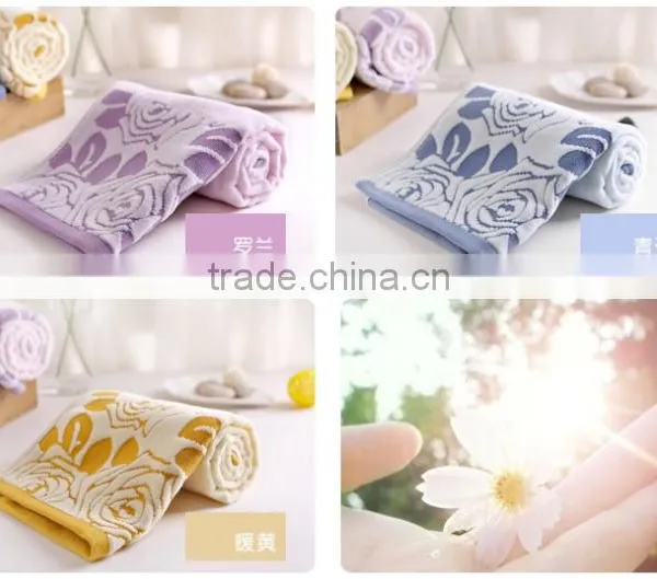 Best Quality Beautiful Design Jacquard Fabric Egyptian Cotton Terry Towel From China Manufactory photo-5