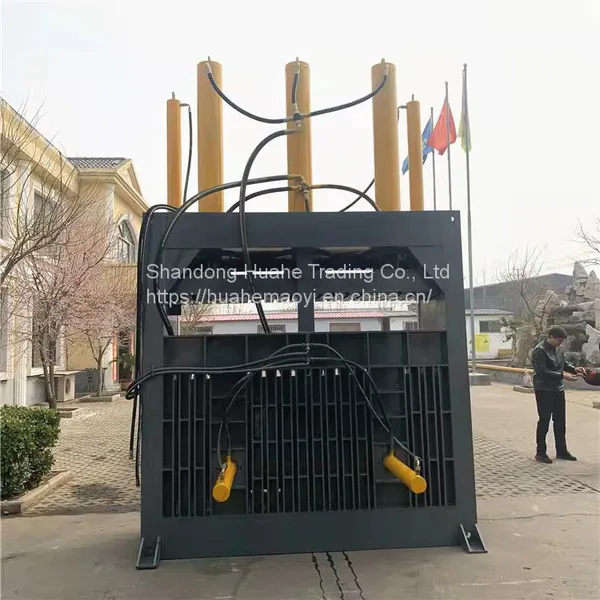 Waste Metal Vertical All Steel Plate Packer Waste Copper and Aluminum Leftovers Hydraulic Compressor photo-5